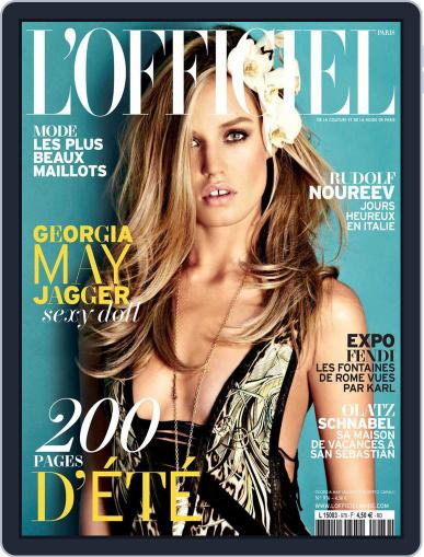 L'officiel Paris May 23rd, 2013 Digital Back Issue Cover