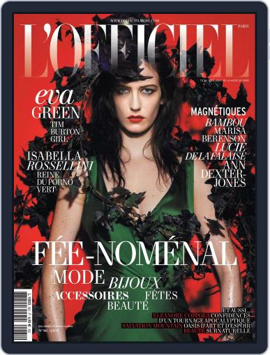 L'officiel Paris December 5th, 2011 Digital Back Issue Cover