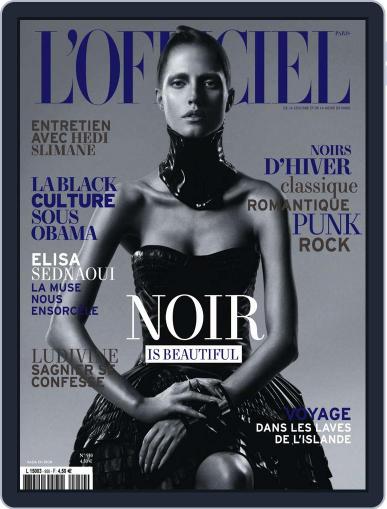 L'officiel Paris November 3rd, 2010 Digital Back Issue Cover