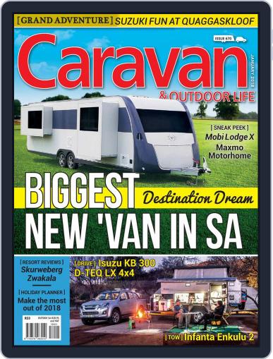 Caravan and Outdoor Life January 1st, 2018 Digital Back Issue Cover