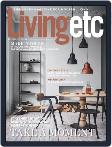 Living Etc October 1st, 2018 Digital Back Issue Cover