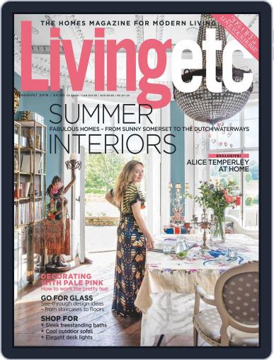 Living Etc August 1st, 2018 Digital Back Issue Cover
