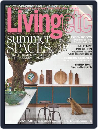 Living Etc June 1st, 2018 Digital Back Issue Cover