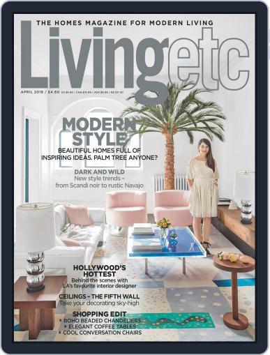 Living Etc April 1st, 2018 Digital Back Issue Cover