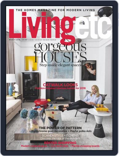 Living Etc March 1st, 2018 Digital Back Issue Cover