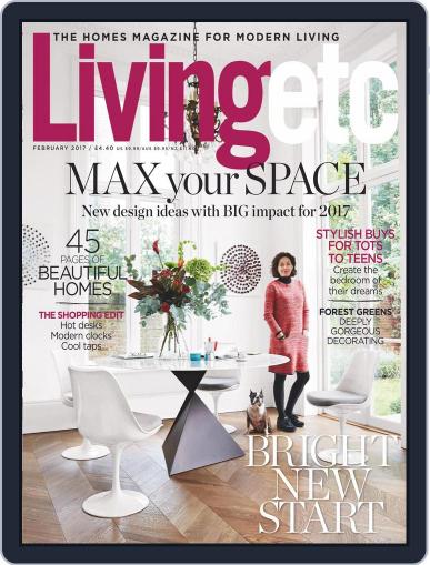Living Etc February 1st, 2017 Digital Back Issue Cover