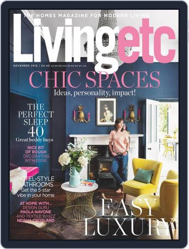 Living Etc November 1st, 2016 Digital Back Issue Cover