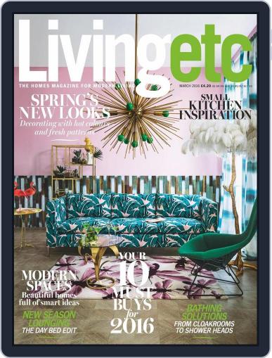 Living Etc February 4th, 2016 Digital Back Issue Cover
