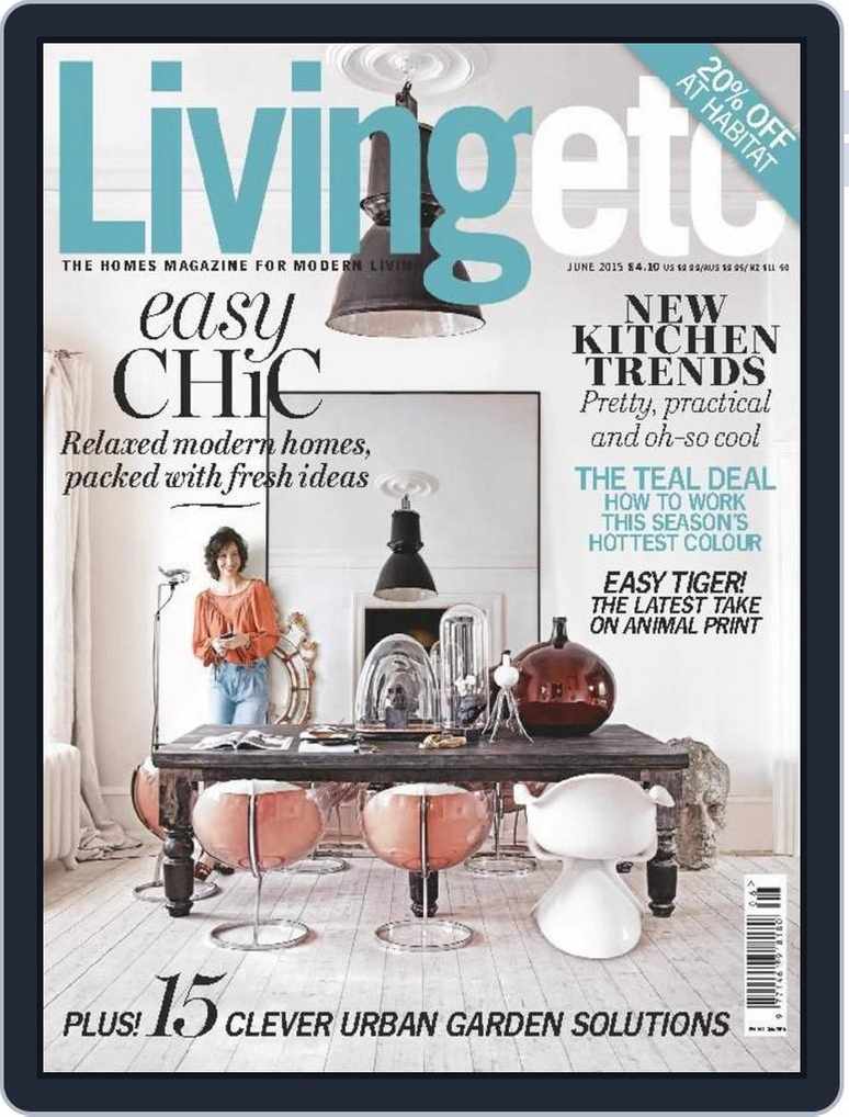 Interior dizain Magazines. Ethos Magazine. Living etc