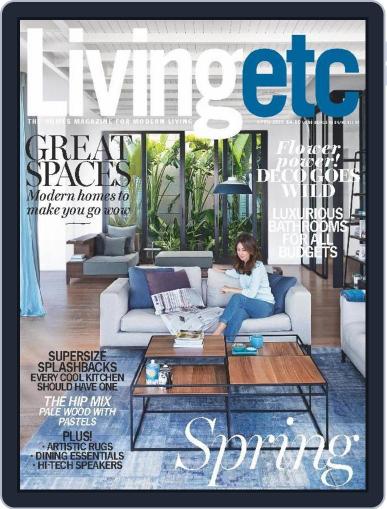 Living Etc March 31st, 2015 Digital Back Issue Cover