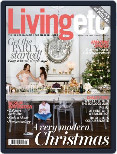 Living Etc December 3rd, 2013 Digital Back Issue Cover
