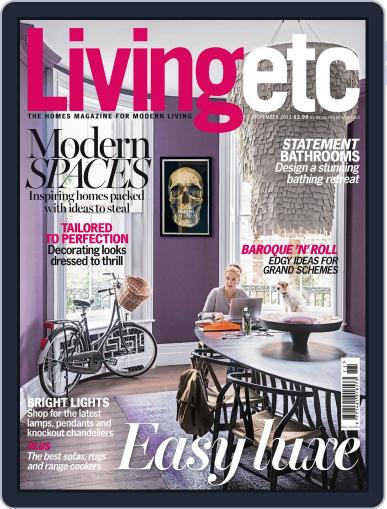 Living Etc October 1st, 2013 Digital Back Issue Cover