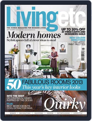 Living Etc July 30th, 2013 Digital Back Issue Cover