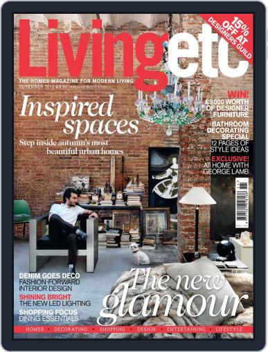 Living Etc October 3rd, 2012 Digital Back Issue Cover