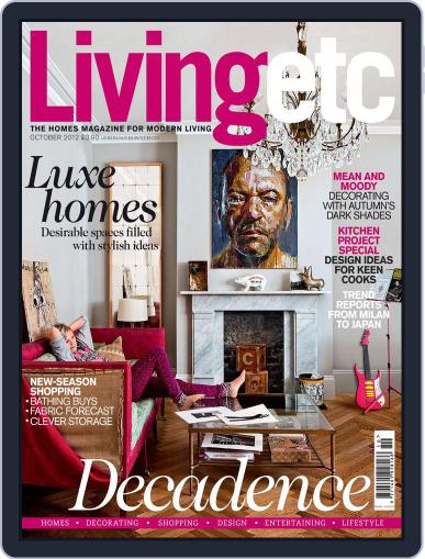 Living Etc August 29th, 2012 Digital Back Issue Cover