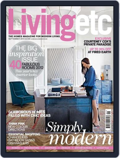Living Etc (Digital) August 1st, 2012 Issue Cover