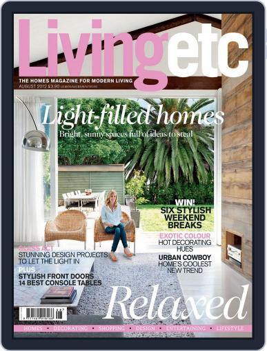 Living Etc July 4th, 2012 Digital Back Issue Cover