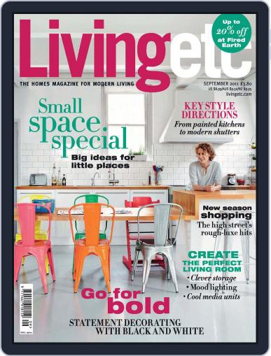 Living Etc August 3rd, 2011 Digital Back Issue Cover