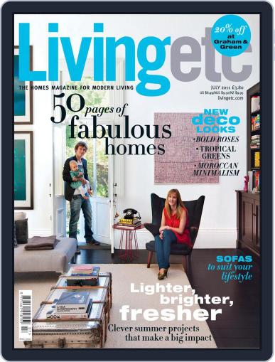 Living Etc June 1st, 2011 Digital Back Issue Cover