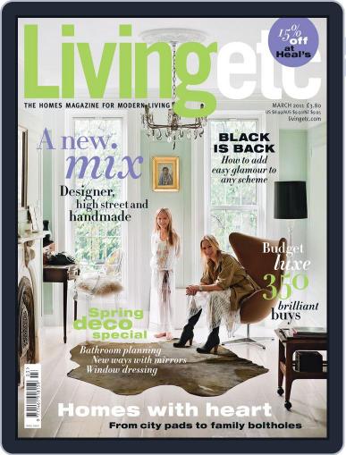 Living Etc February 1st, 2011 Digital Back Issue Cover