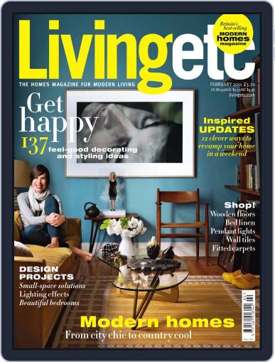 Living Etc January 10th, 2011 Digital Back Issue Cover