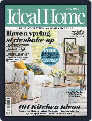 Ideal Home March 1st, 2019 Digital Back Issue Cover