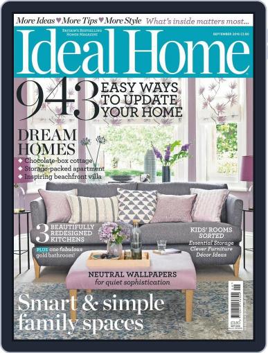 Ideal Home August 2nd, 2016 Digital Back Issue Cover