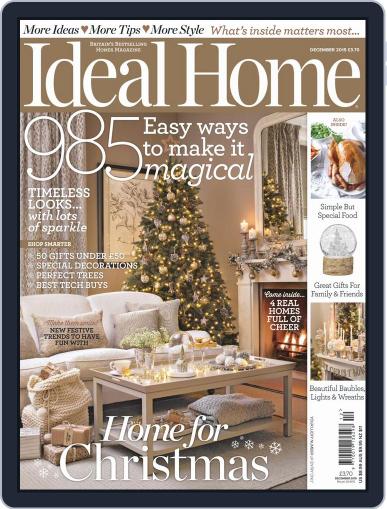 Ideal Home December 1st, 2015 Digital Back Issue Cover