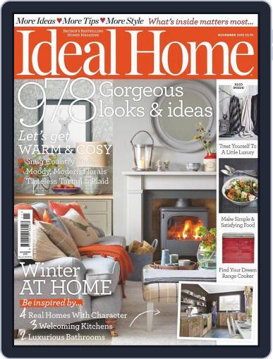 Ideal Home October 27th, 2015 Digital Back Issue Cover