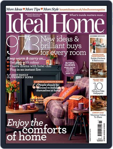 Ideal Home October 1st, 2012 Digital Back Issue Cover