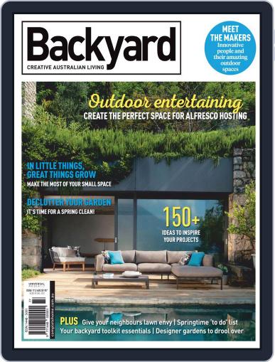 Backyard and Outdoor Living September 1st, 2019 Digital Back Issue Cover