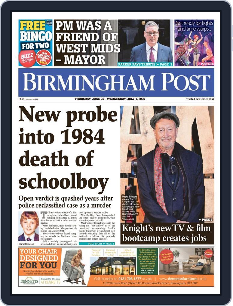 Birmingham Post (Digital) Subscription