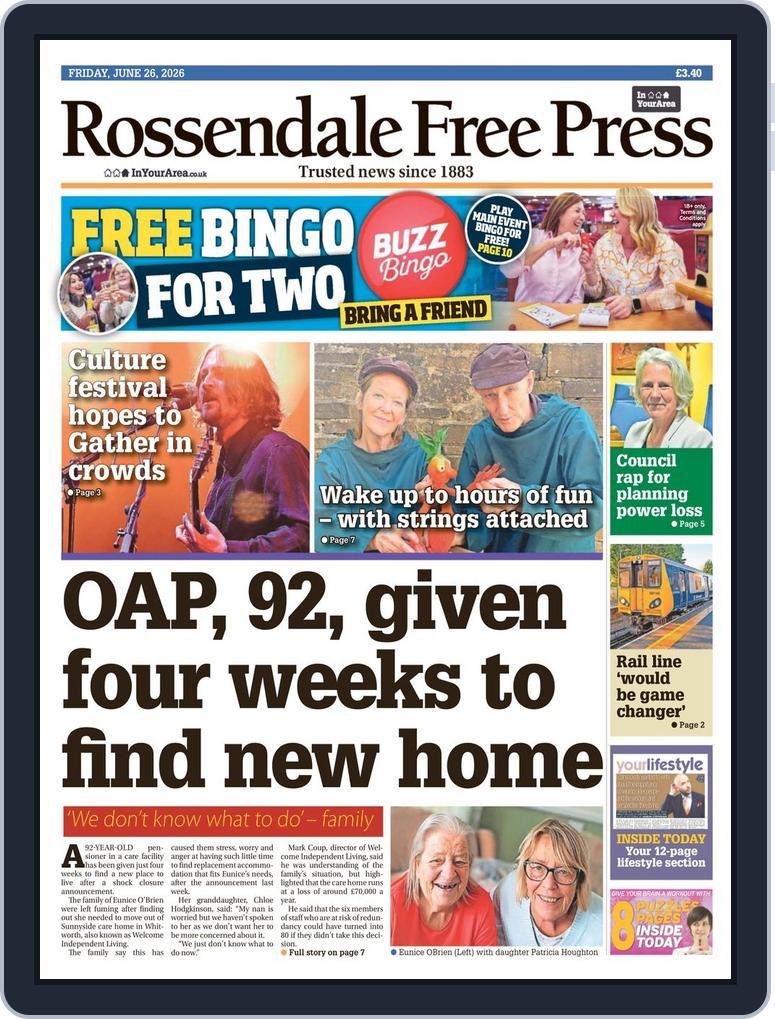 Rossendale Free Press (Digital) Subscription