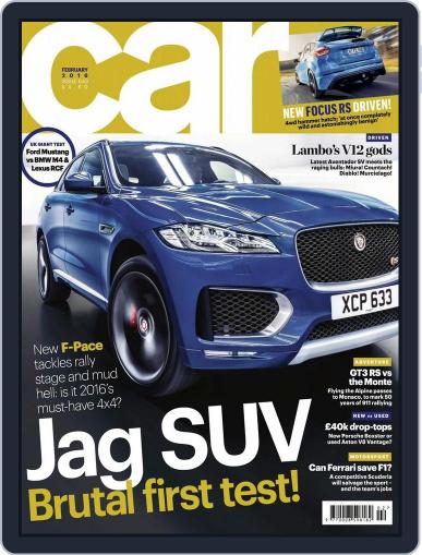 CAR UK January 20th, 2016 Digital Back Issue Cover