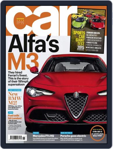 CAR UK November 1st, 2015 Digital Back Issue Cover