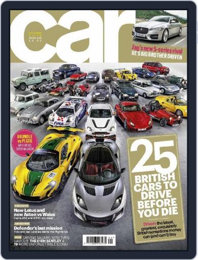 CAR UK September 1st, 2015 Digital Back Issue Cover