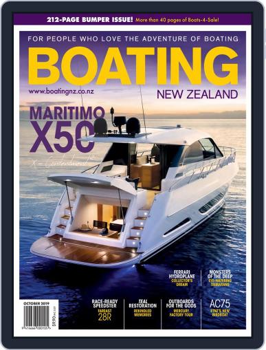 Boating NZ October 1st, 2019 Digital Back Issue Cover