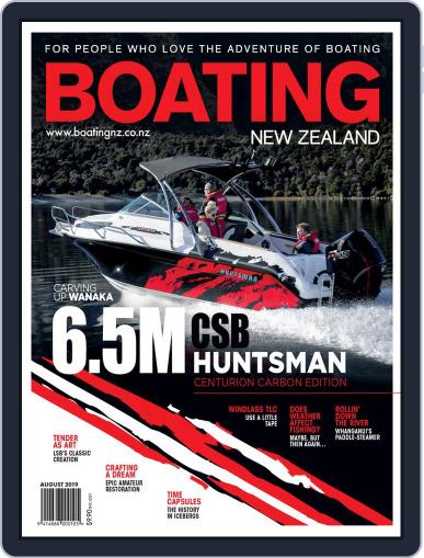 Boating NZ August 1st, 2019 Digital Back Issue Cover