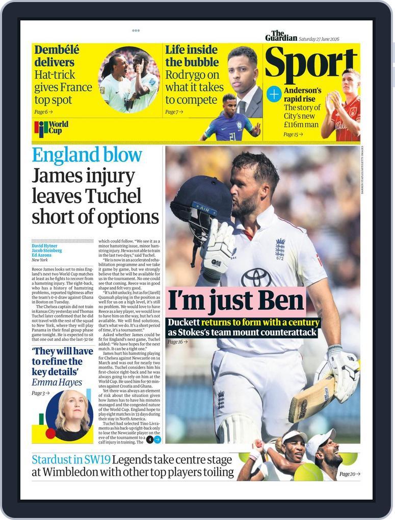 Guardian - Sport (Digital) Subscription