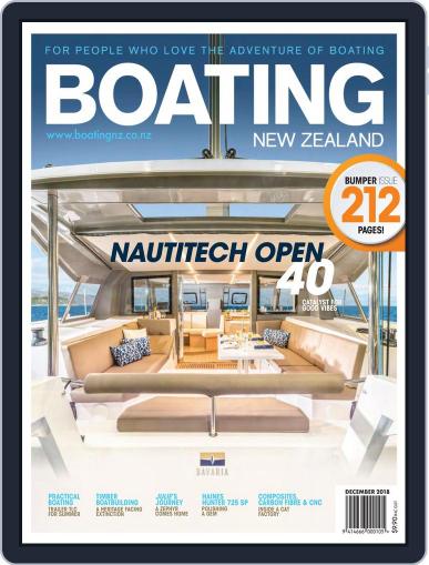 Boating NZ December 1st, 2018 Digital Back Issue Cover