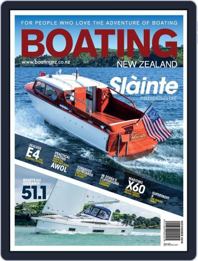 Boating NZ November 1st, 2018 Digital Back Issue Cover