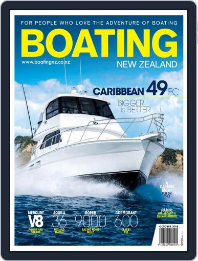 Boating NZ October 1st, 2018 Digital Back Issue Cover