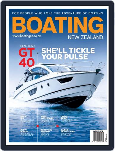 Boating NZ August 1st, 2018 Digital Back Issue Cover