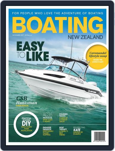 Boating NZ November 1st, 2017 Digital Back Issue Cover