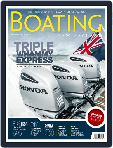 Boating NZ November 1st, 2016 Digital Back Issue Cover