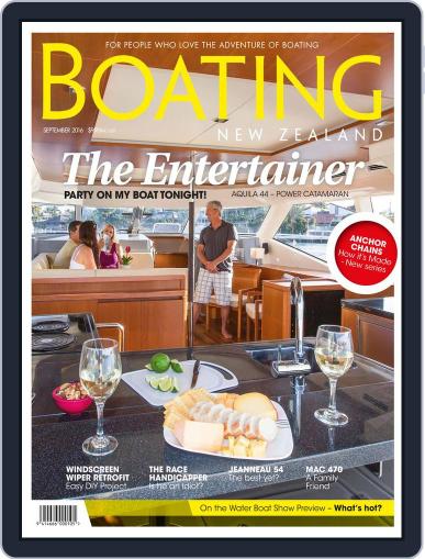 Boating NZ September 1st, 2016 Digital Back Issue Cover