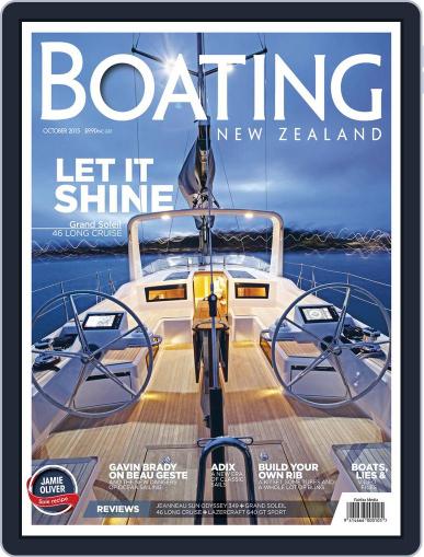 Boating NZ October 9th, 2015 Digital Back Issue Cover