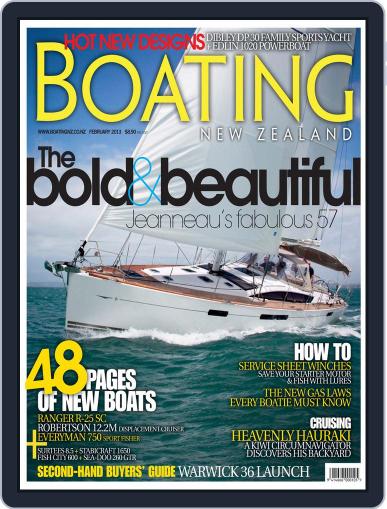 Boating NZ February 3rd, 2013 Digital Back Issue Cover