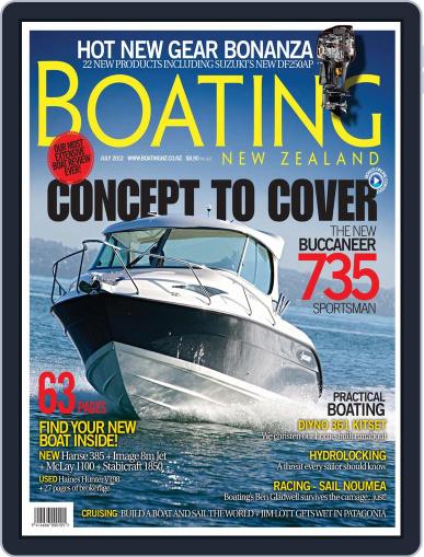 Boating NZ July 21st, 2012 Digital Back Issue Cover