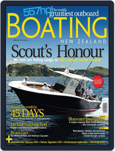 Boating NZ February 1st, 2012 Digital Back Issue Cover